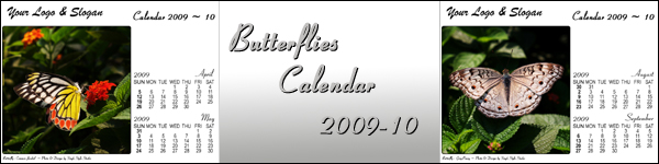 Butterfly Calendar