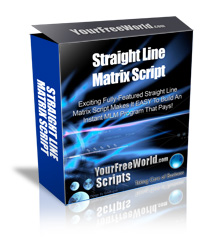 Straight Line Matrix Script