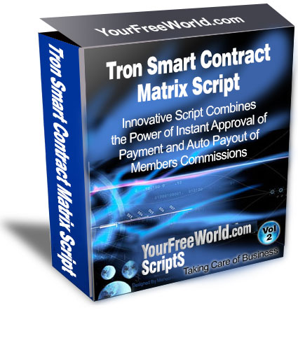Tron Smart Contract Subscription Matrix Script